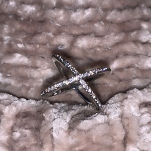 LOFT- Silver Pave Ring
